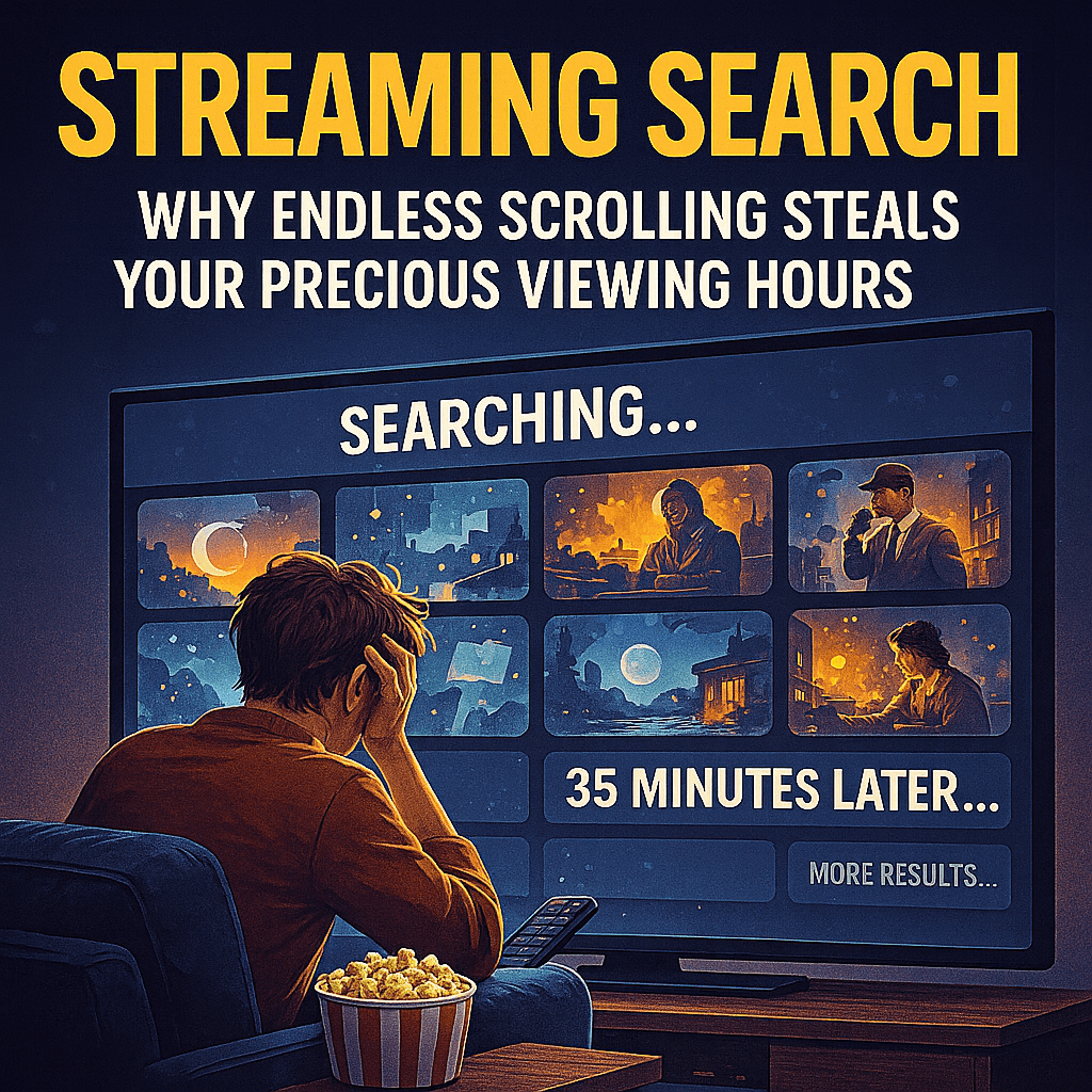 Streaming Search: Why Endless Scrolling Steals Your Precious Viewing Hours