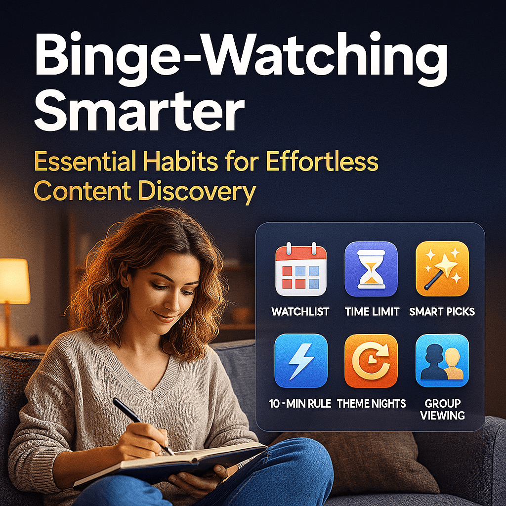 Binge-Watching Smarter: Essential Habits for Effortless Content Discovery