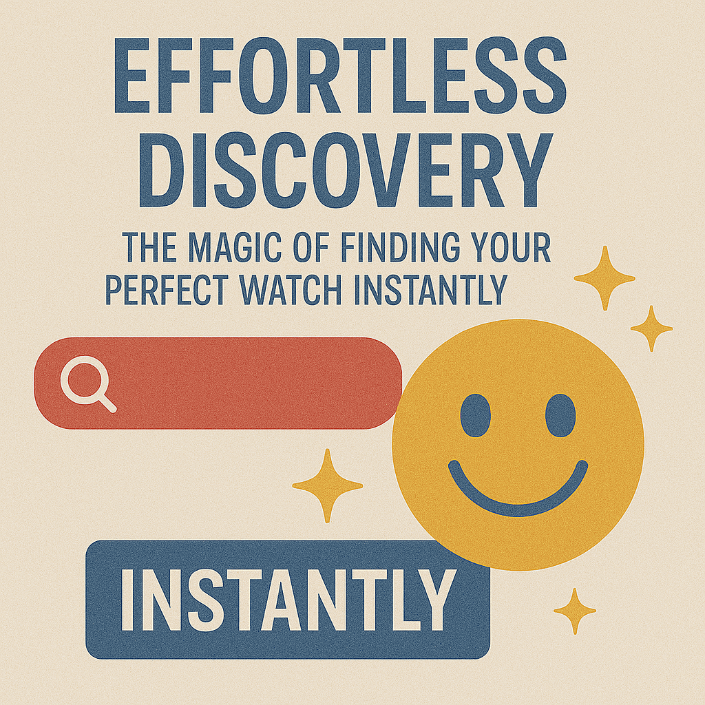 Effortless Discovery: The Magic of Finding Your Perfect Watch Instantly
