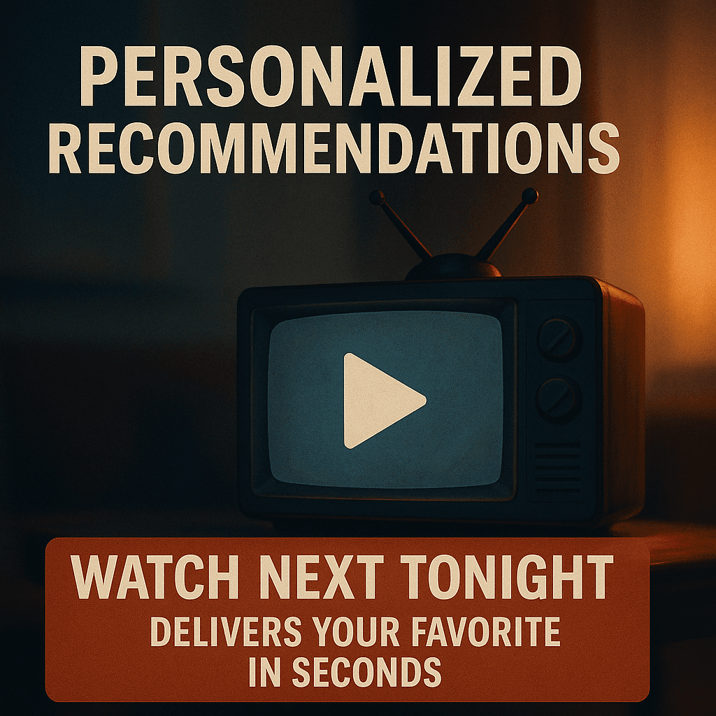 Personalized Recommendations: Watch Next Tonight Delivers Your Favorite in Seconds