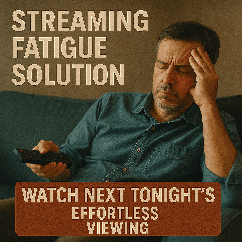Streaming Fatigue Solution: Watch Next Tonight's Effortless Viewing